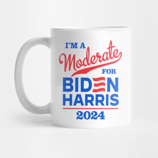 I'm a Moderate For Biden 2024 Mug